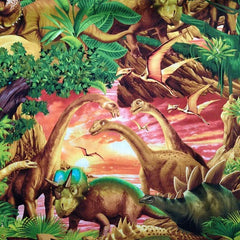 Dinosaur Fabric for Children 1/2 Mtr