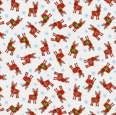 Christmas Fabric Cotton Mini Reindeer