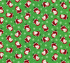 Christmas Fabric Cotton Mini Santas