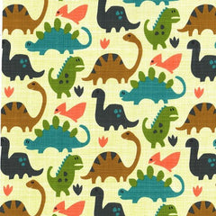 Dinosaur Fabric Old Friends Michael Miller