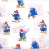 Paddington Bear Fabric Toile in Marina Pink