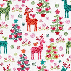 Michael Miller Christmas Nordic Holiday Cotton Fabric Remnant 85 cm