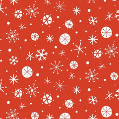 Christmas Snowflake Cotton Fabric, Dashwood 1/2 mtr