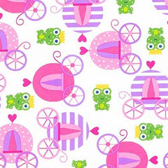 Princess Life Carriages Cotton Fabric