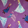 Frozen Fabric Sisters Forvever Purple Spots