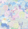 Glitter Unicorns Pink Fabric for Children