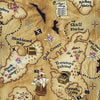 Pirate Fabric - Map for Children