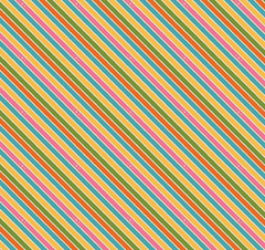 Stripe Rainbows & Unicorns Mulit Cotton Fabric- Riley Blake, 1/2 Mtr